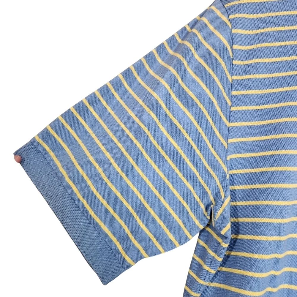 Polo Ralph Lauren Mens Striped Shirt Pima Cotton Sz M